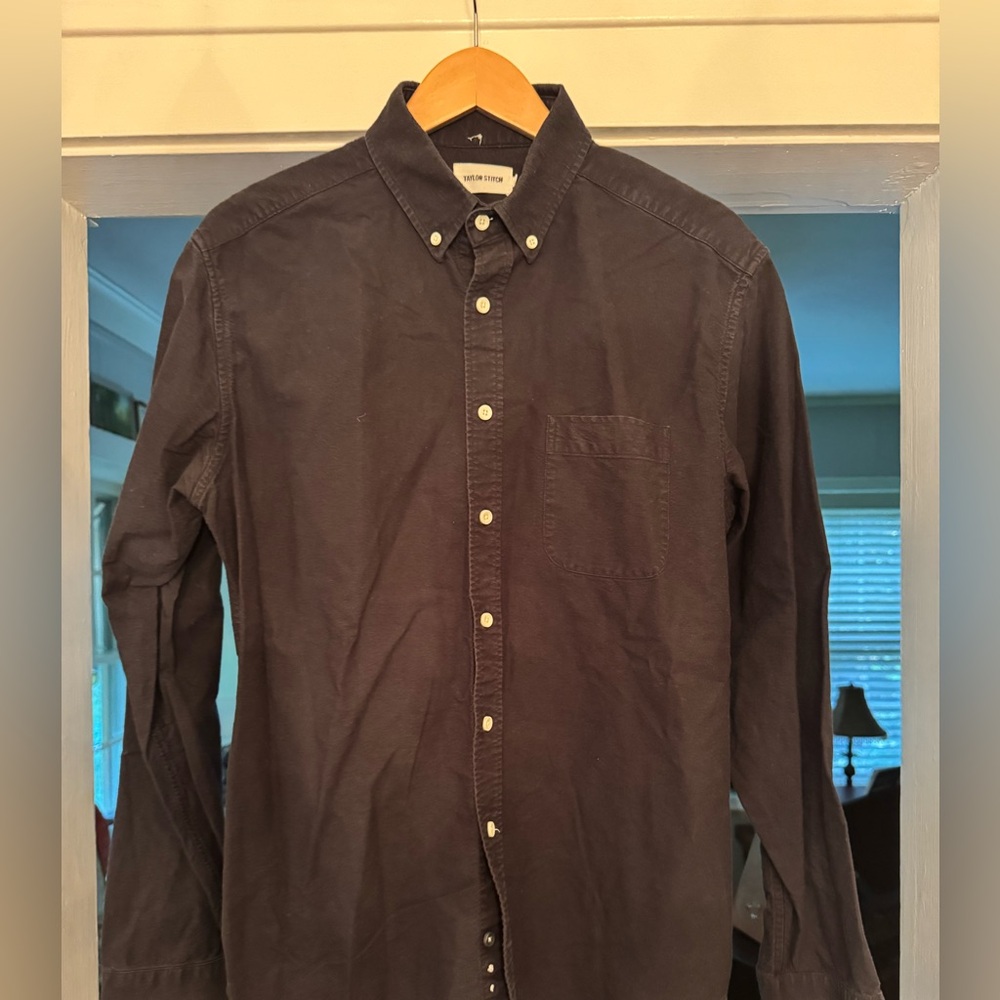 Taylor stitch jack oxford shirt black size 44